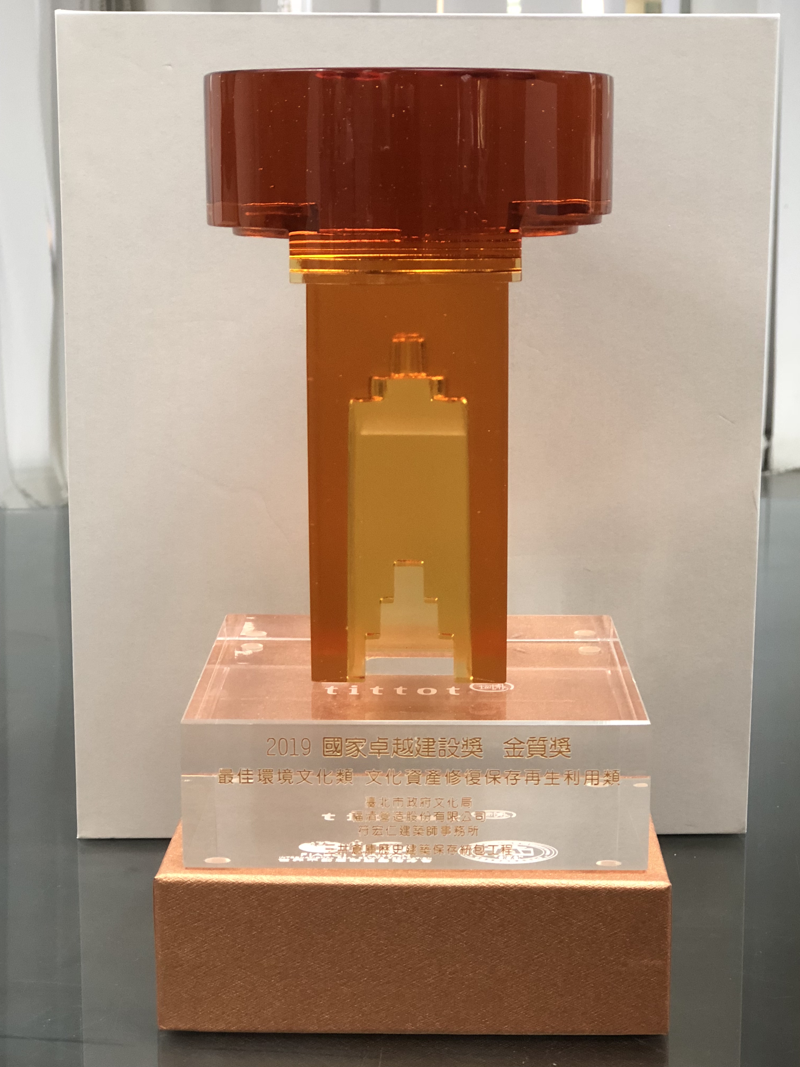 Awarded the 2019 National Outstanding Construction Award – Gold Award