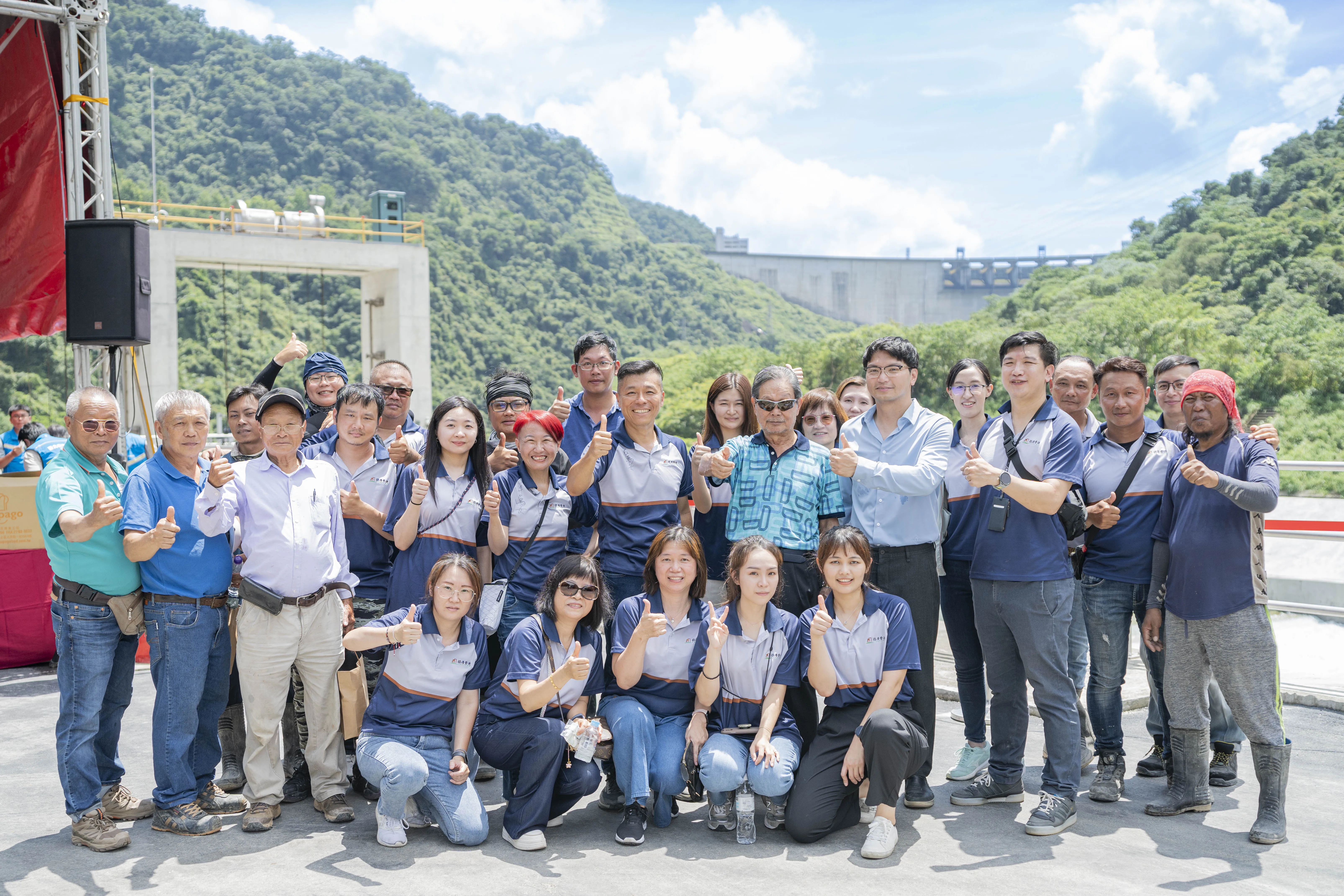 「翡翠原水管工程」通水典禮圓滿成功